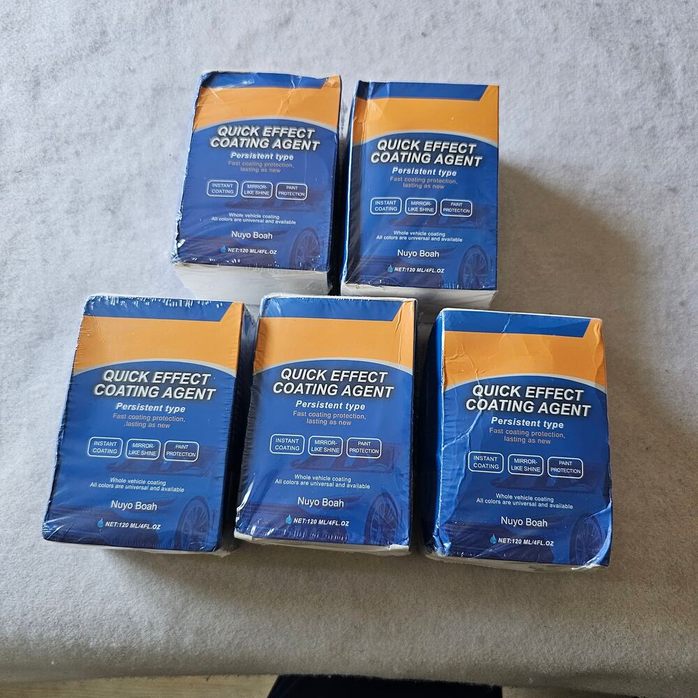 Quick Effect Coating Agent Persistent Type, 120 ML, Set of 5, New